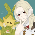 友人のアウラとノラクシア/ファイナルファンタジーXIV This picture was painted by NogiLindstedt.