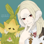 友人のアウラとノラクシア/ファイナルファンタジーXIV This picture was painted by NogiLindstedt.